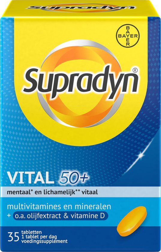 Supradyn Vital 50+ - Multivitaminen voor 50-plussers - 35 tabletten