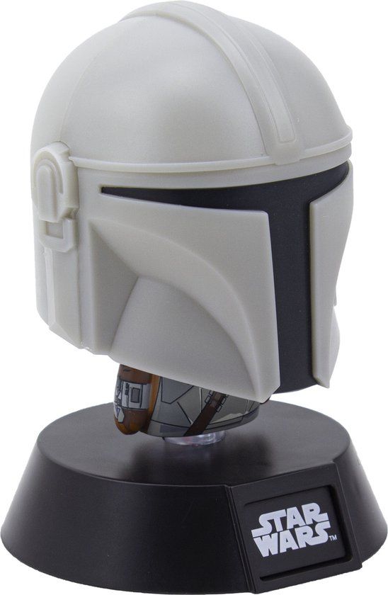 Paladone Products Star Wars - The Mandalorian Icon Light Helmet Tafellamp - Multicolours