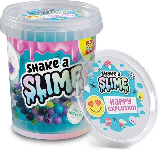SES Creative Shake a Slime - Happy Explosion - Slijm - 200g
