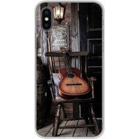 1001 coques Apple iPhone XS Max Guitare Bedrukt siliconen hoesje