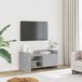 Maison Exclusive - meuble TV aspect béton, gris, 80x35x40 cm, fabriqué en panneau de fibres de bois