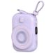 WIWU Petite banque d'énergie magnétique sans fil avec câble USB-C - 15W/9600mAh - Violet