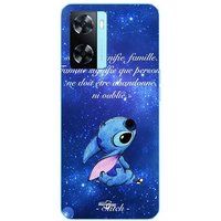 Maniacase Case Oppo A57s 4G Stitch Disney Steek Schattig Ohana Betekent Familie