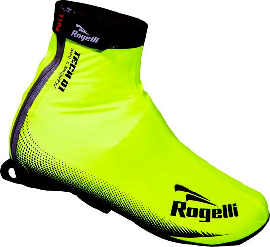 Rogelli Fiandrex - Overschoenen - Unisex - Fluor/Zwart