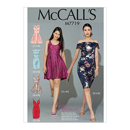 Mccall's Patterns Misses Jurken - Naaipatroon - Weefsel - Meerkleurig - 17 x 0,5 x 0,07 cm