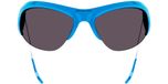 Balenciaga Bb0232s Lunettes de soleil unisexe bleu surdimensionnée gris 91mm