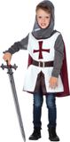 Wilbers & Wilbers Templar Knight Kostuum Jongens - Ridder Kostuum - Middeleeuwen - Maat 140