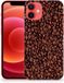 B2Ctelecom iPhone 12 Mini Étui en silicone Grains de café