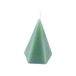 Piramidevormige kaars, 7,4 x 7,4 x 12 cm, Arty kleur Celadon