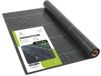 Garronda Tissu anti-racines 100 g/m² 2 x 25 m Perméable Tissé Polypropylène pour Jardin et Aménagement paysager GD-0192 Noir