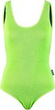 BECO crinkle badpak - neon groen - maat 44