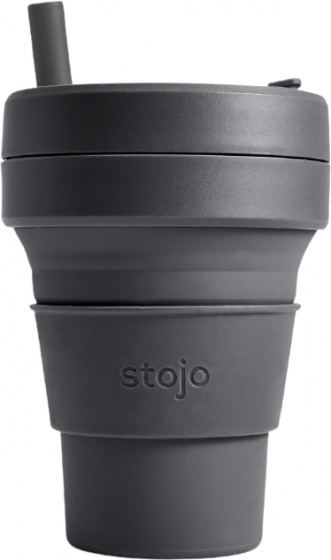 Stojo to go beker Titan Carbon opvouwbaar 710 ml PP grijs