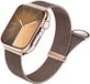 Selected by GSMpunt.nl SBG Milanees Bandje Geschikt voor Apple Watch 1/2/3/4/5/6/7/8/9/10/11/SE/Ultra - 49/46/45/44/42MM - Roestvrij Stalen Horlogebandje Magnetisch - Rose Goud