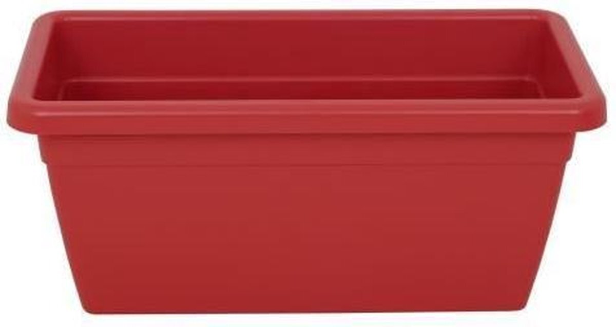 artevasi Jardiniere Venezia XL - 30 x 60 x H 26,5 cm - 30 L - Donkerrood