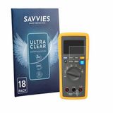 Savvies - Screenprotector voor Fluke 3000 FC - Folie Beschermfolie transparant 18 Stuks