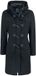 Brandit Long Dufflecoat Dames Wollen jas - zwart - L