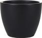 Ter Steege Pot de fleurs - Noir - Brillant - Scandinave - 15 x 12 cm