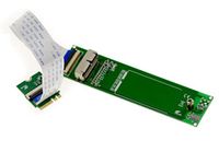 KALEA-INFORMATIQUE Adapter om een 28-pins 12+16-pins Mac SSD op een M2 E A Key-poort te monteren. Compatibel met AHCI en NVMe SSD's geproduceerd sinds 2013.