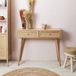 Home Deco Factory - Bali dressior met 2 lades - Hout - 100 x 81 x 29 cm