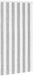 vidaXL Rideau anti-insectes chenille gris et blanc 100 x 200 cm 100% PP