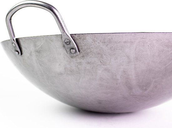 YAKINIKU Wokpan Kamado - LARGE - Carbonstaal Wok - Diameter 40 cm - BBQ Accessoire