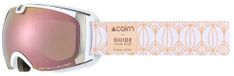 Cairn Pearl SPX3 Masque de ski Femmes Mat White / Peach CAT3