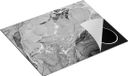 Chefcare Inductie Beschermer Abstract Marmer Zwart Wit 65x55cm