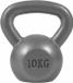 Gorilla Sports Kettlebell - 10 kg - Argent - Fonte