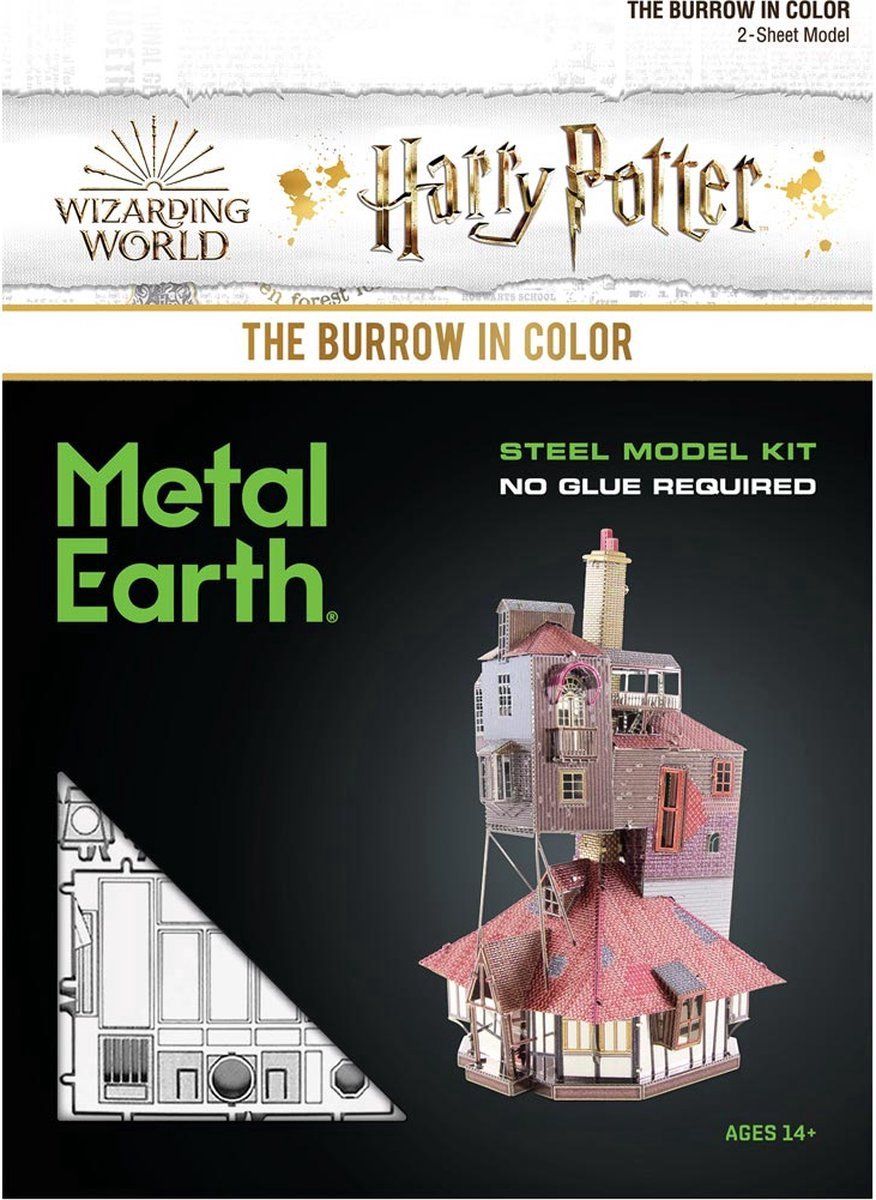 Metal Earth Fascinations Harry Potter Hollow in Color 3D Metal Model Set