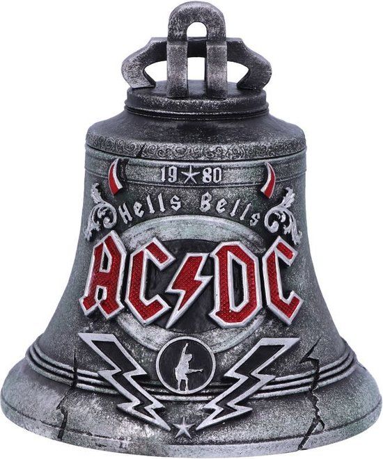 Nemesis Now AC/DC Hells Bells Verzilverde Opbergdoos - Zilver - 13cm