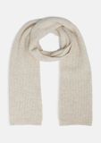 s.Oliver Langwerpig sjaal Effen Polyester Lichtbeige Vrouwen Volwassenen Herfst/Winter