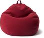 Lumaland Comfort Line Pouf d'intérieur M - 70x80x50cm / 120l - Rouge