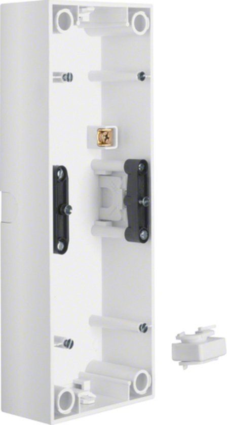Berker 10439909 Aufputz-Gehäuse, 3fach, S.1, polarweiß matt