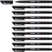 STABILO OHPen universal Permanent Marker - Fine Point 0.7 mm - 10 Pieces - Black