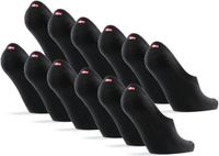 DANISH ENDURANCE Onzichtbare Katoen Sokken - Ademend en anti-slip Hiel - Unisex - Maat 43-47