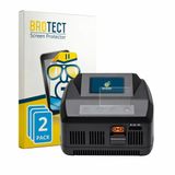 BROTECT - Screenprotector voor Spektrum Smart Charger S1100 G2 - Folie Beschermfolie transparant 2 Stuks