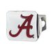 FANMATS NCAA Alabama Crimson Tide trekhaak met kleurembleem en kleurembleem, verchroomd, één maat