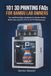101 Bambu Lab 101 3D Printing FAQs for Bambu Lab Owners: The Unofficial Q&A Handbook for Bambu Studio, Multi-Color, and X1C, P1S, A1 & P1P Maintenance