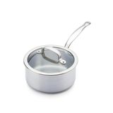 GreenPan Premiere casserole 5 couches acier inoxydable 16 cm, 1,58 l, avec couvercle