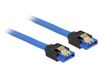 DeLOCK 84978 câble SATA 0,3 m SATA III Noir, Bleu