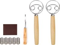 Allecto Plus Fouet de cuisine - 24 cm - Manche en bois de chêne - Acier inoxydable