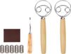 Allecto Plus Fouet de cuisine - 24 cm - Manche en bois de chêne - Acier inoxydable