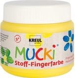 Kreul Mucki Vingerverf, Zwart, 150 ml