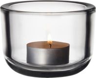 Iittala Valkea Porte-bougie – Bougeoir en verre – Bougeoir – Transparent – 60mm