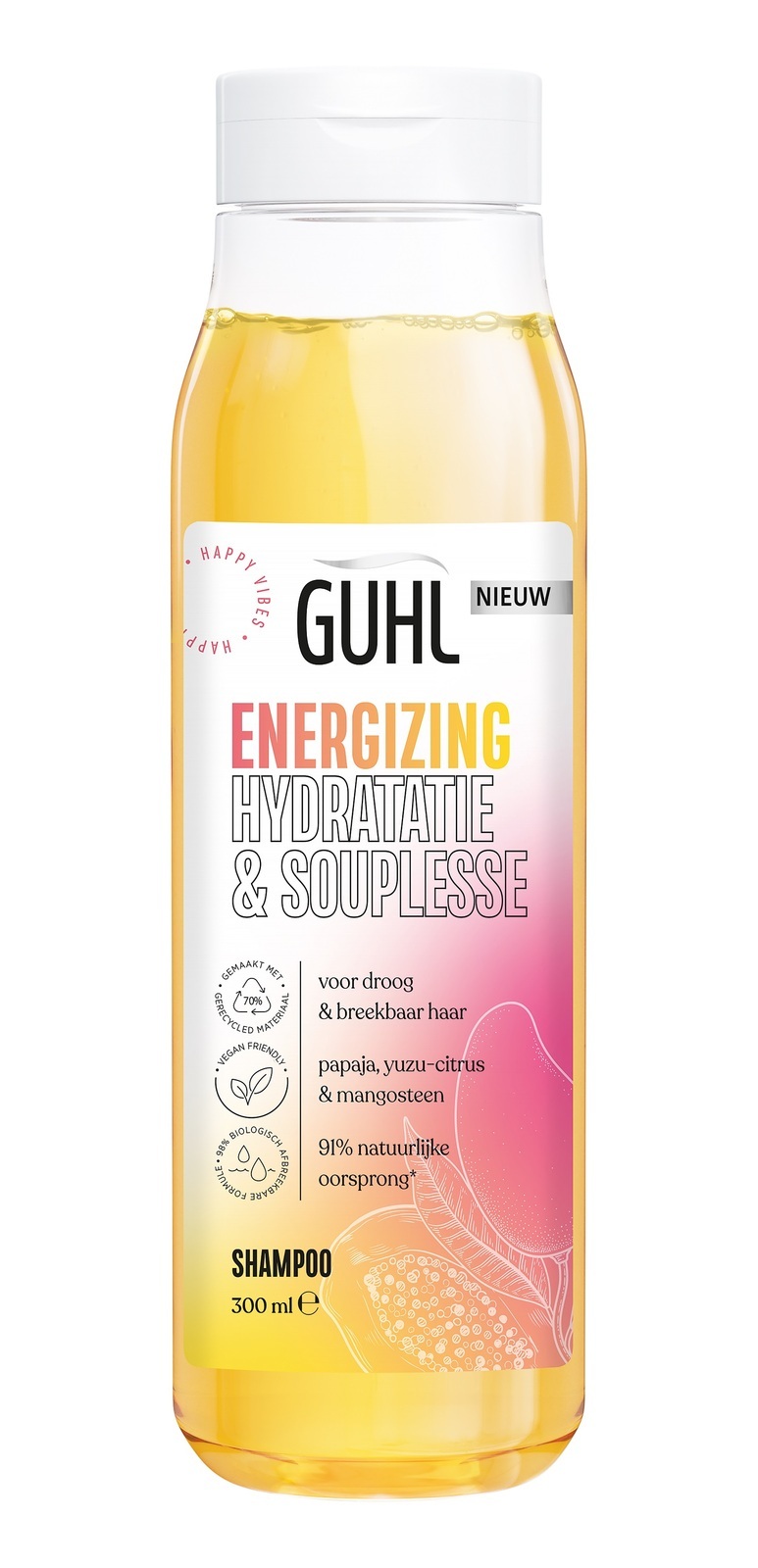 Guhl Guhl Happy Vibes Energizing - Hydratatie & Souplesse Shampoo