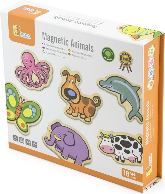 Viga Toys Magnetische Dieren - 20 stuks