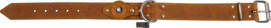 Jack And Vanilla Vetleder Airtag Halsband - Cognac - 40mmx60cm - Hond