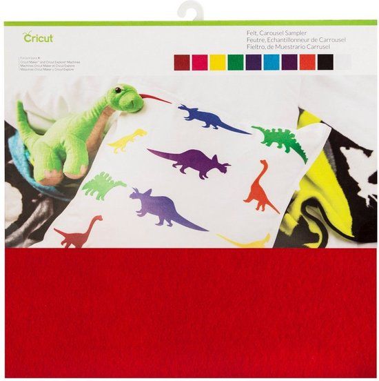 Cricut Vilt Rood, Pink, Geel, Groen, Blauw, Turquoise, Lila, Oranje, Zwart, Wit