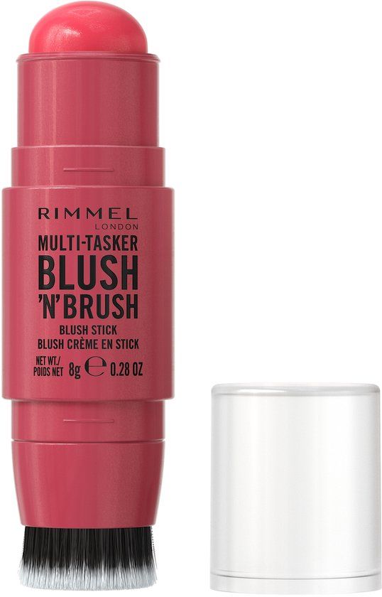 Rimmel London Multi-Tasker Blush'N'Brush Stick, 150 Cherry on Point