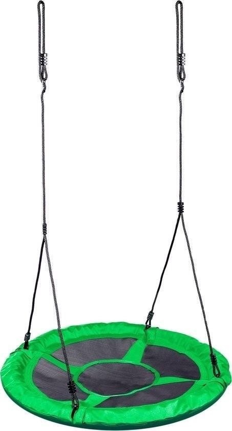 Viking Choice Nest schommel groen - 100cm diameter - met touwen